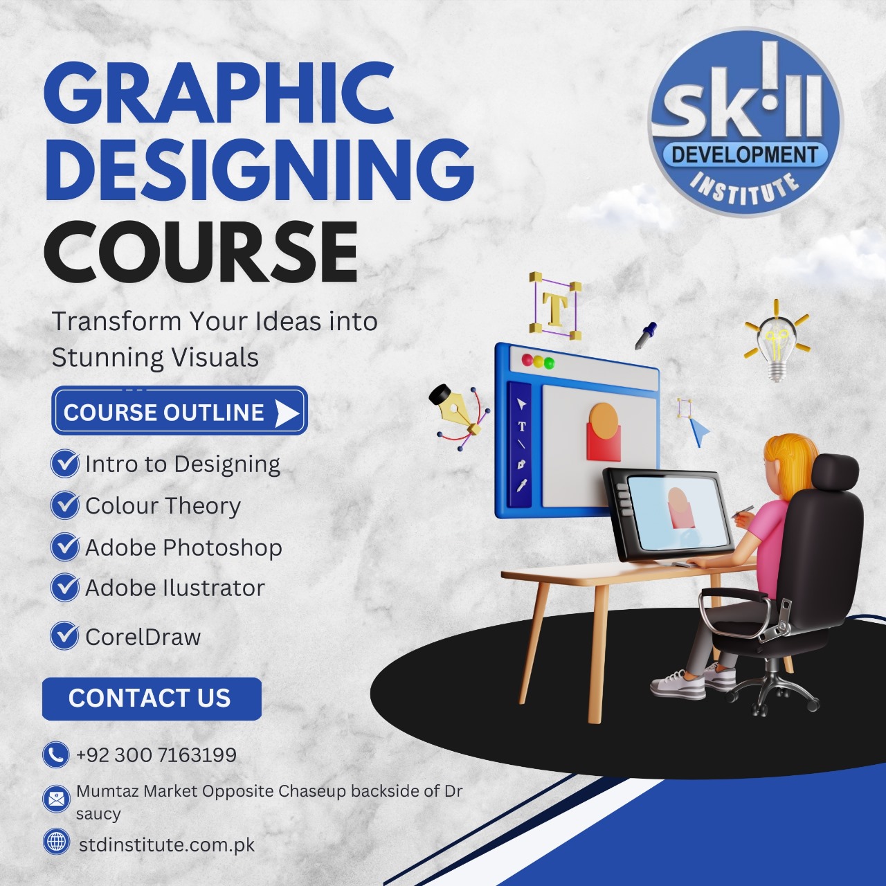 Read more about the article Best Graphic Design course in Gujranwala 2026