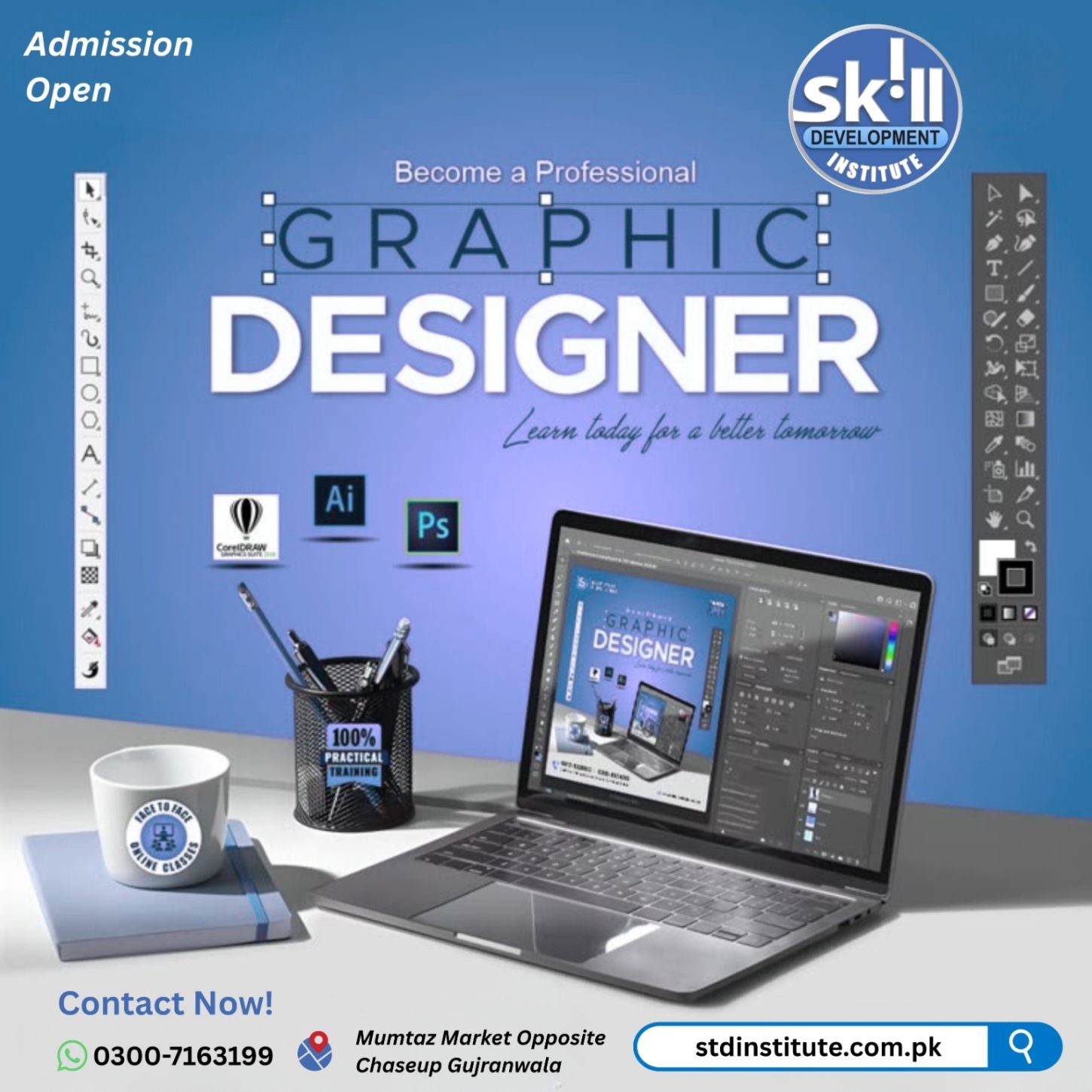 Best Graphic Design Course with Certificate Online in Gujranwala 2026