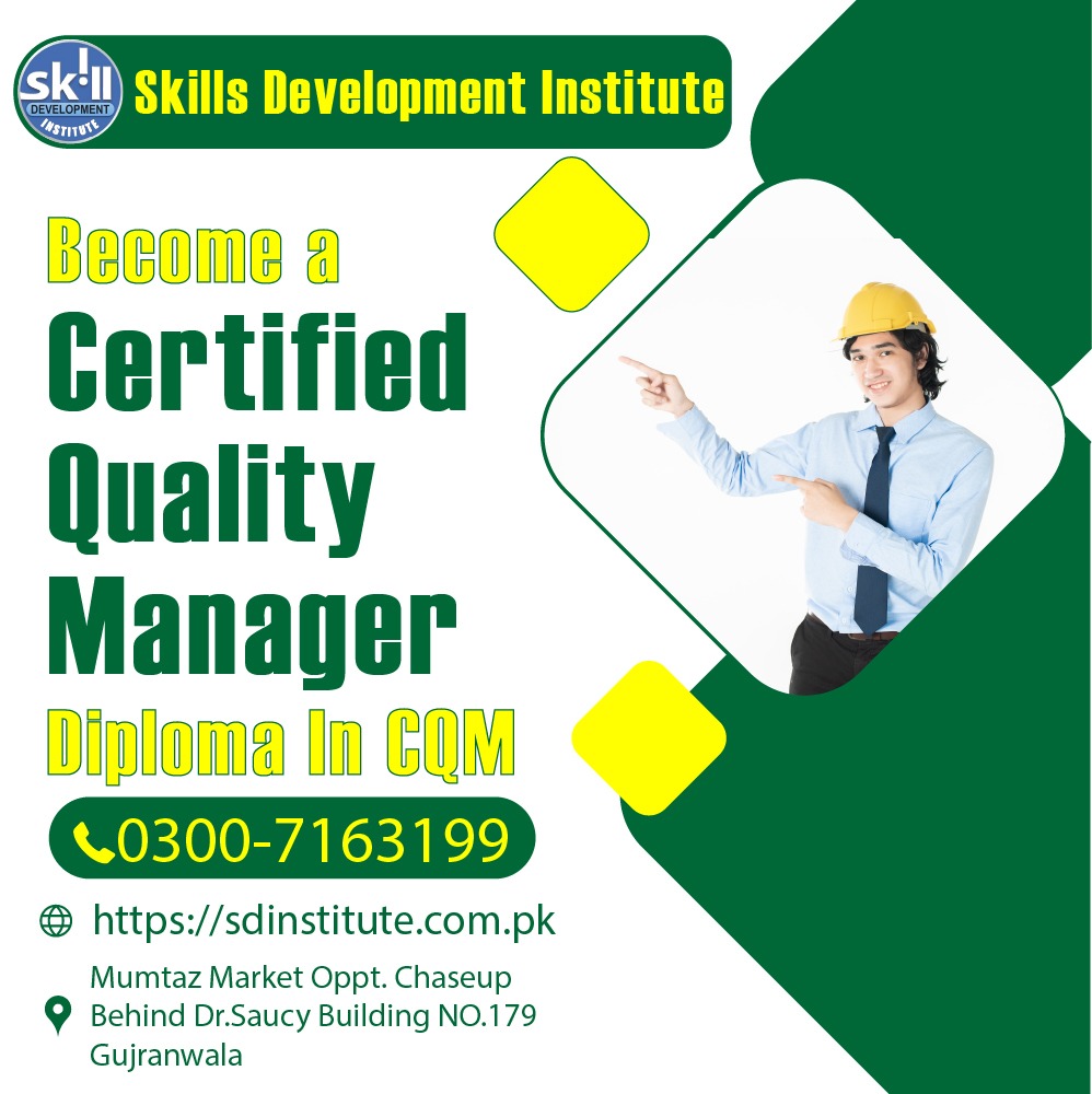 You are currently viewing Certified Quality Manager Diploma CQM in Gujranwala sdi 2026