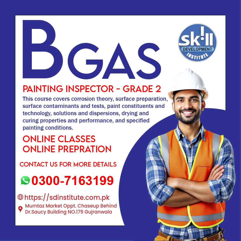 You are currently viewing BGas Painting Inspector Grade 2 Course Best Online Classes & Certification in GRW