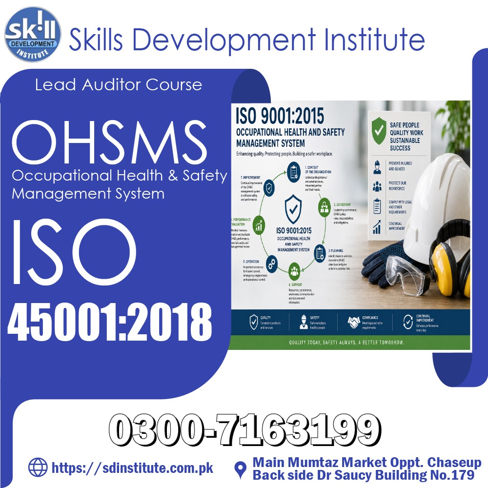 Read more about the article OHSMS ISO 45001 Lead Auditor Course in Gujranwala | Safety Management Training